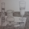 drawing of clear glass