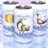 flavored water can