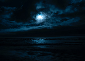 moonlight over the Gulf of Mexico