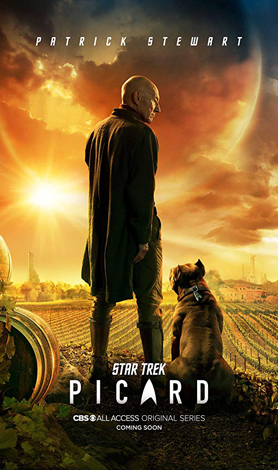 Upcoming New Series Star Trek Picard poster